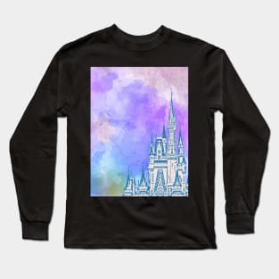 Magic Castle Watercolor Long Sleeve T-Shirt